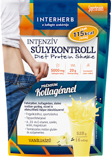 Intenzív súlykontroll Shake kollagénnel, vanília íz Interherb