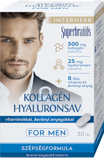 Kollagén+hyaluronsav Men, férfiak számára Interherb