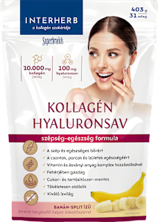 Kollagén Hyaluronsav italpor, BANÁN-SPLIT ízű Interherb