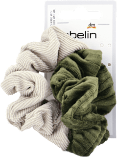 Textil hajgumi khaki és bézs ebelin