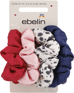 Színes scrunchie (skunci), poliészter ebelin