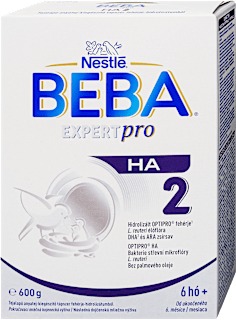 EXPERTPRO HA 2 Tejalapú anyatej-kiegészítő tápszer fehérje-hidrolizátumból 6hó+ BEBA