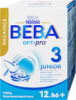 OPTIPRO 3 JUNIOR Tejalapú anyatej-kiegészítő tápszer 12.hó+ BEBA