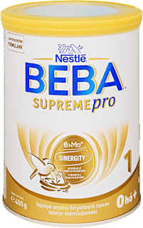 SUPREMEpro 1 Tejalapú anyatej-helyettesítő tápszer 0hó+ BEBA