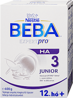 EXPERTPRO HA 3 JUNIOR Tejalapú anyatej-kiegészítő tápszer fehérje-hidrolizátumból 12.hó+ Nestlé BEBA