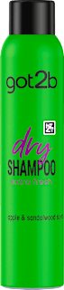 suchý šampon Extra Fresh got2b