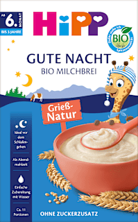Milchbrei Gute Nacht Grieß-Natur ab dem 6. Monat HiPP