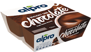 Desert od soje s okusom tamne čokolade, 4 kom. alpro