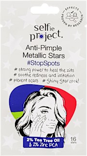 Pattanás elleni tapasz Anti-Pimple Metallic Starts StopSpots Selfie Project