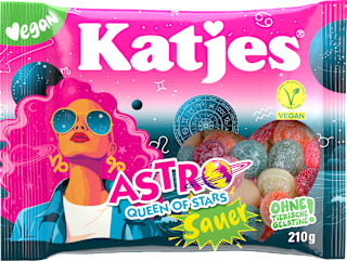 Fruchtgummi sauer Astro Queen Of Stars Katjes