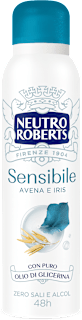 Deodorante spray Sensibile avena e iris NEUTRO ROBERTS