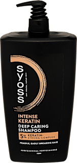 Hajerősítő sampon Intense Keratin, gyenge és töredezésre hajlamos hajra syoss