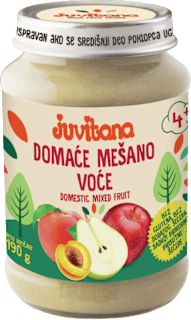 Dečija kašica - domaće mešano voće, od 4. meseca juvitana