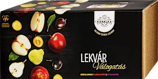 Lekvár válogatás ajándékcsomag, 3x195 g KANA'LKA