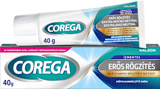 Műfogsorrögzítő krém ízmentes COREGA