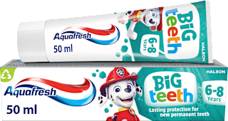 Fogkrém Big Teeth, 6-8 éves gyerekeknek Aquafresh