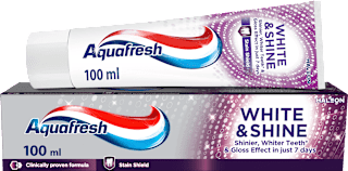 Fogkrém white&shine Aquafresh