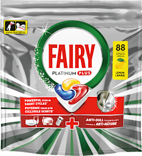 Таблетки за съдомиялна Platinum Plus, 88 бр. FAIRY