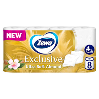 Hârtie igienică Almond Milk Exclusiv Zewa