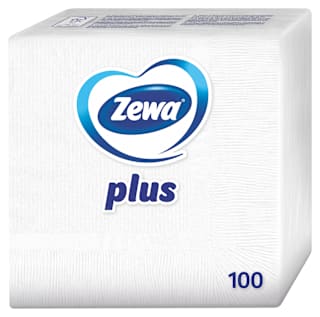 Şerveţele de masă Albe Plus Zewa