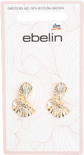 Ohrstecker Fächeroptik gold ebelin