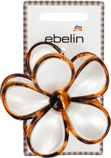 Haarklammer Blume Pearl Finish ebelin