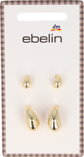 Ohrstecker Set Tropfen gold ebelin