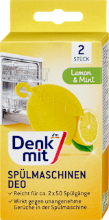 Deodorante per lavastoviglie al profumo di limone e menta Denkmit