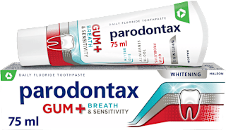 Fogkrém gum&breath sensitivity whitening Parodontax