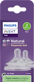 Natural Response pótcumi újszülött kortól, 2. átfolyási sebességű, 2db PHILIPS AVENT