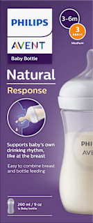Natural cumisüveg 3 hónapos kortól, 260 ml PHILIPS AVENT