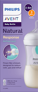 Cumisüveg AirFree szeleppel, 3-6 hónapos babáknak, 260ml PHILIPS AVENT