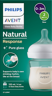 Natural üveg cumisüveg újszülött kortól 120 ml PHILIPS AVENT