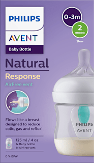 Cumisüveg AirFree szeleppel, újszülött kortól 125 ml PHILIPS AVENT