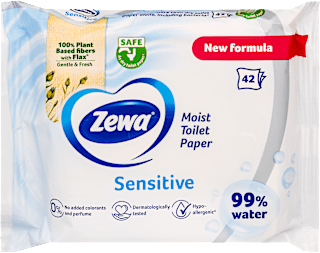 Nedves Toalettpapír Sensitive ZEWA