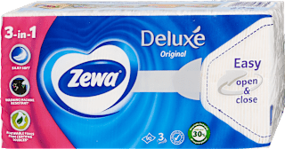 Papír zsebkendő Deluxe, Original, 3 rétegű ZEWA
