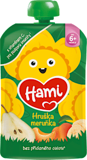 příkrm v sáčku hruška & meruňka Hami
