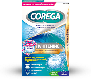 Műfogsortisztító tabletta Whitening COREGA