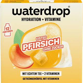 Getränkewürfel Eistee Pfirsich waterdrop