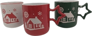 Tazza natalizia, assort. m HOME