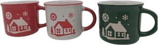 Tazza natalizia, assort. m HOME