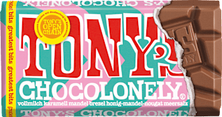 Schokolade Vollmilch Karamell Mandel TONY'S CHOCOLONELY