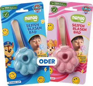 Kinder Badezusatz Seifenblasenbad Paw Patrol nanoo kids