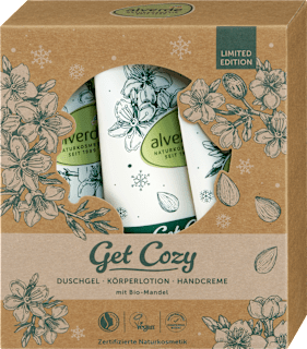 Geschenkset Get Cozy 3tlg alverde NATURKOSMETIK