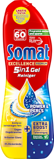Spülmaschinen-Reiniger Excellence 5in1 Gel Power & Perls 60 Spülgänge Somat