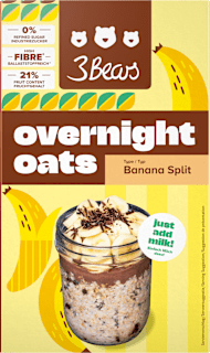 Overnight Oats Banana Split 3Bears