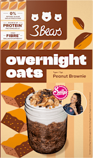 Overnight Oats Peanut Brownie 3Bears