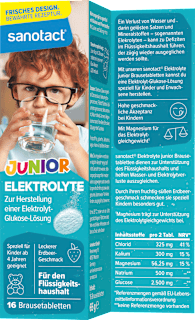 Brausetabletten Elektrolyte Junior sanotact
