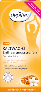 Kaltwachsstreifen Honig depilan