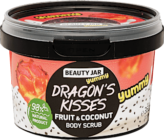Hidratáló testradír DRAGON'S KISSES BEAUTY JAR